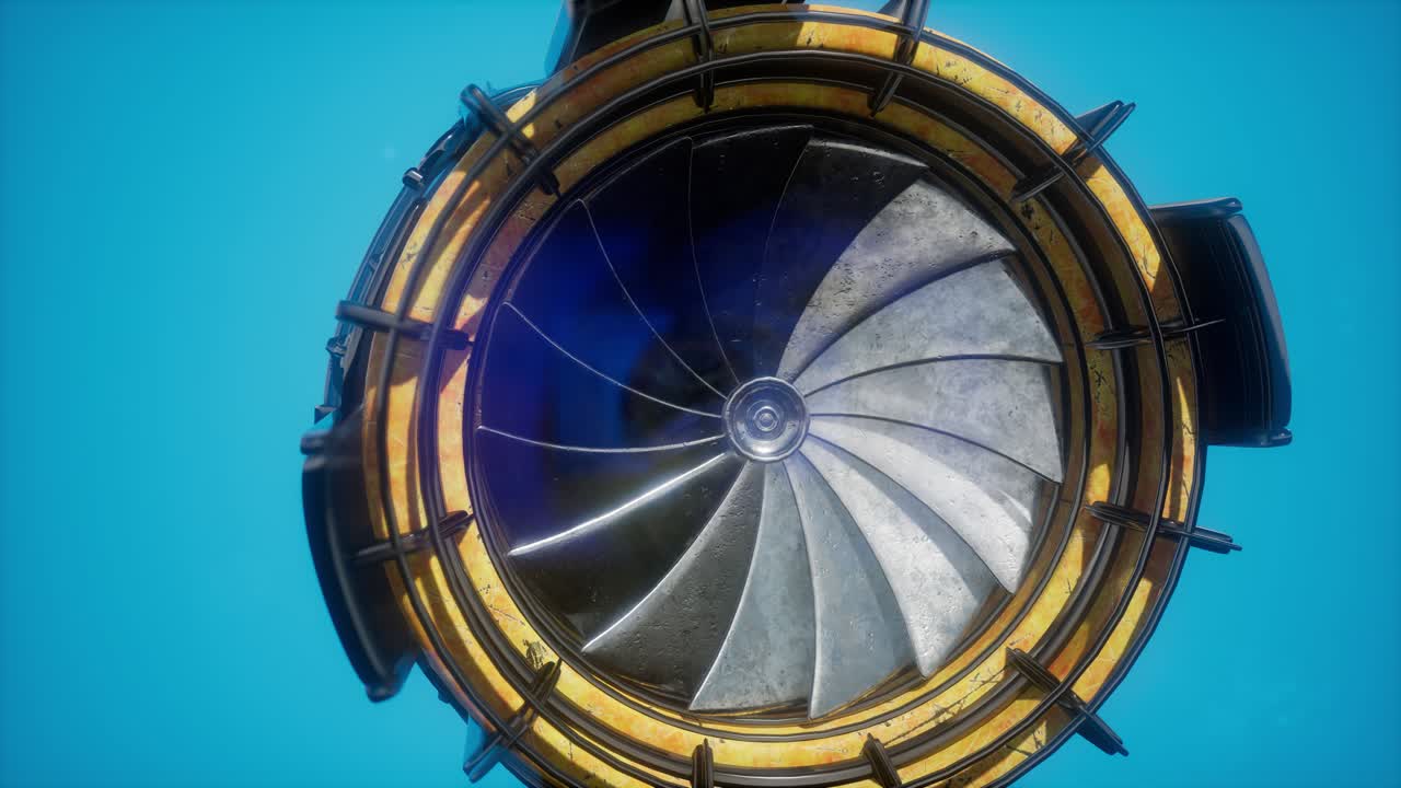 части турбины реактивного двигателя