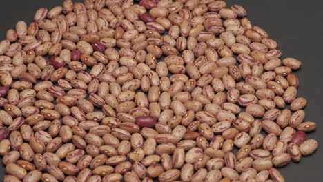 red dry beans legumes rotating, mediterranean nutrition, healthy diet, vegan or vegetarian food