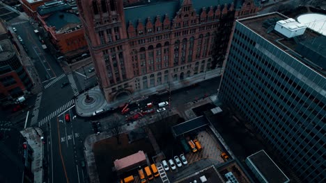 cinematic-epic-shot-of-Milwaukee-City-Hall-at-sunset-twilight,-color-graded-by-a-professional-colorist-with-a-gotham-city-vibe-in-mind