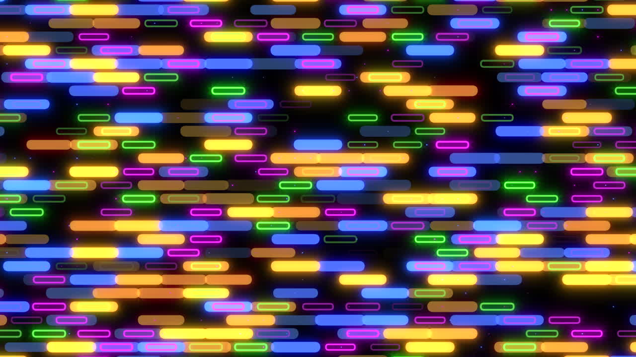 Vibrant grid of colorful squares creates striking pattern
