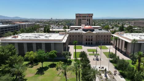 Phoenix-Ist-Die-Heimat-Des-Kapitolgebäudes-Von-Arizona