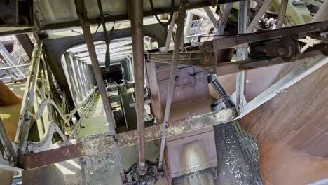 conveyor belt for coal on a blast furnace in the landscape park duisburg nord germany