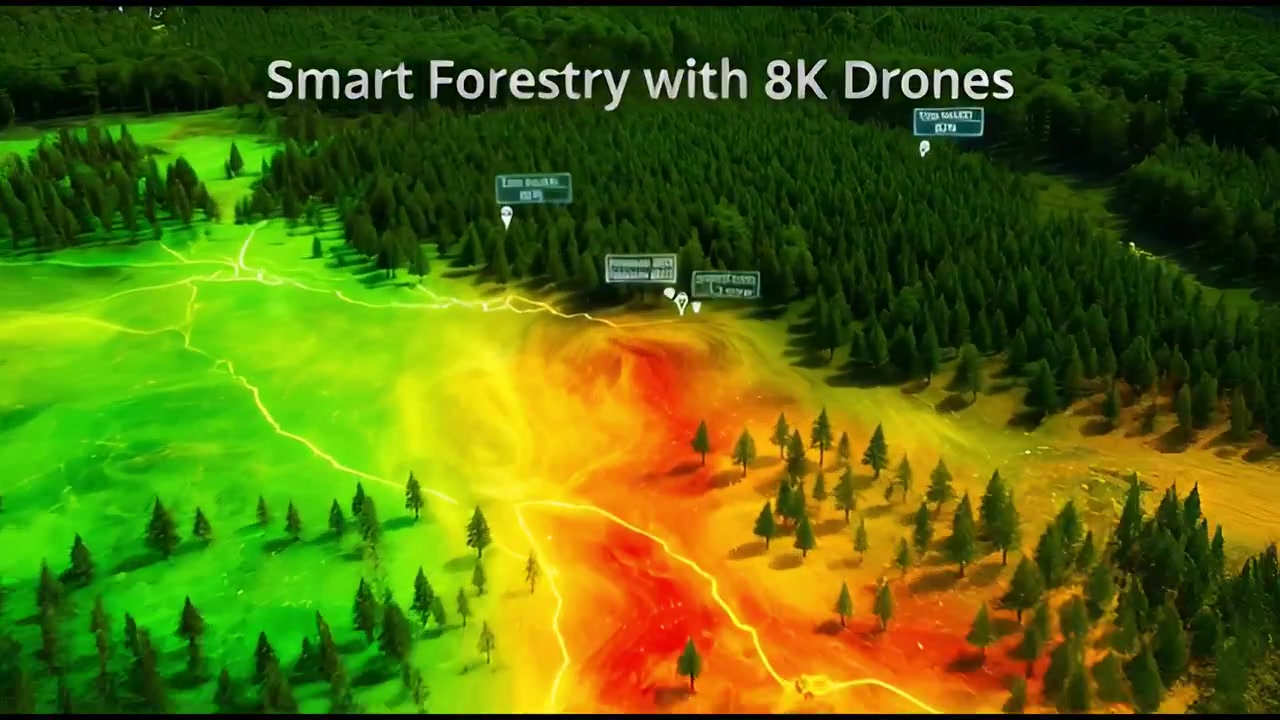 Droneovervåking av skoghelse og vekst med digital dataanalyse