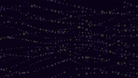 Matriz-Dinámica-De-Círculos-De-Colores-Sobre-Fondo-Negro