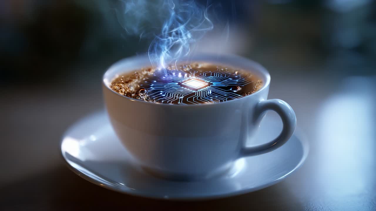 Caffè con microchip