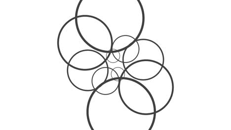 simple rotating groups of cicles