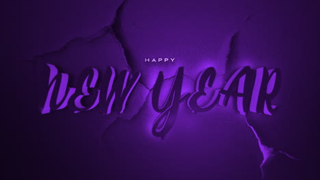 Texto-De-Feliz-Año-Nuevo-Monocromático-Oscuro-En-Degradado-Púrpura-1