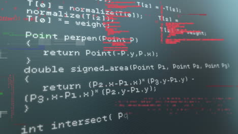 animación digital de múltiples pantallas con procesamiento de datos contra un fondo azul
