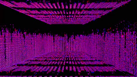 Abstract Pink and Purple Geometric Pattern