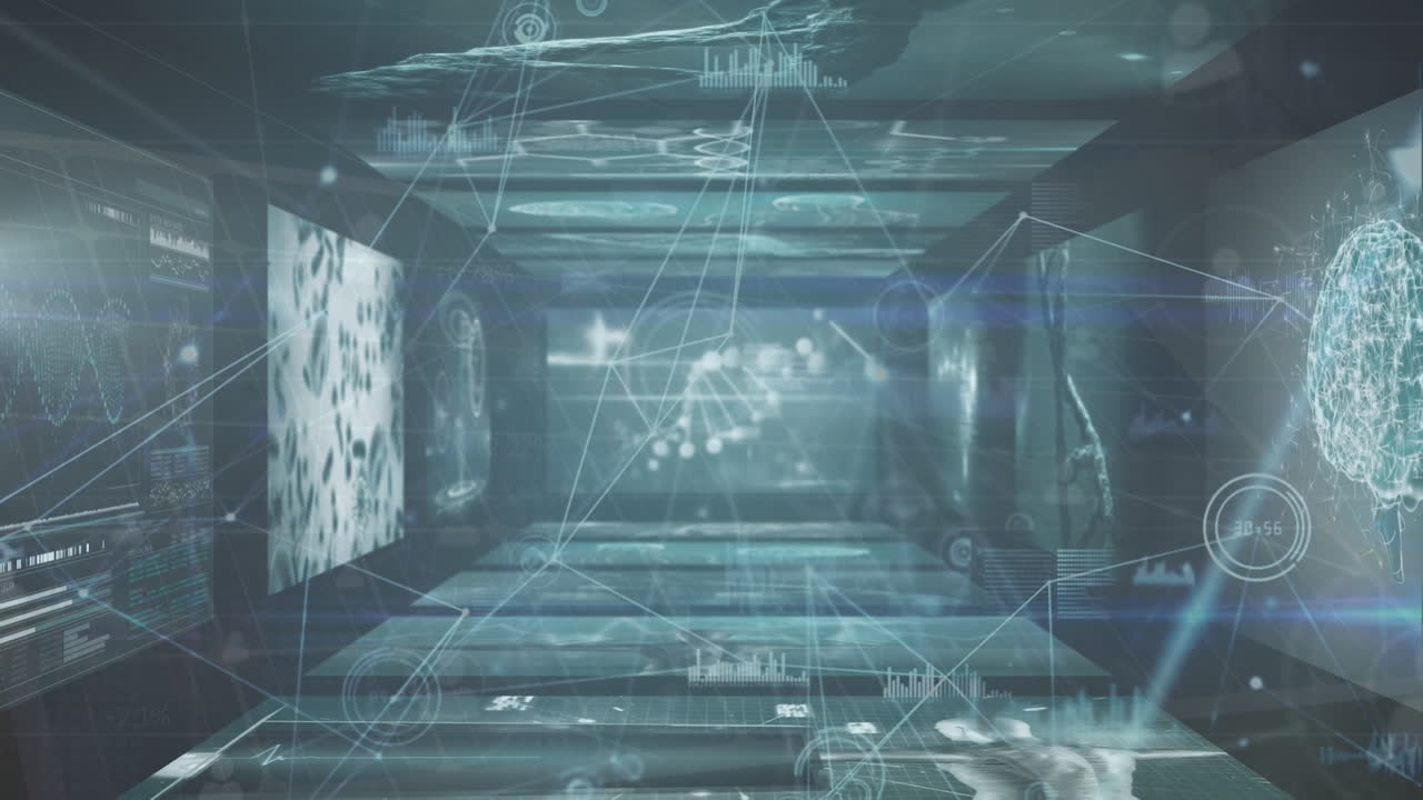 アニメーション デジタル画面で様々なデータをアニメーション化