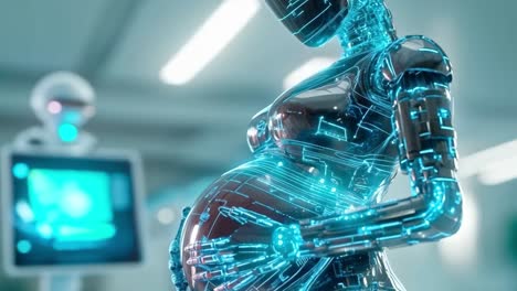 futuristic robot pregnancy