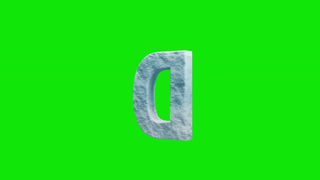 loop animation of english alphabet for children, letters on green background, cute alphabets, learning abc cartoon style, a to z, the animation of all letters, 3d render