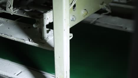 industrial conveyor belt with bags