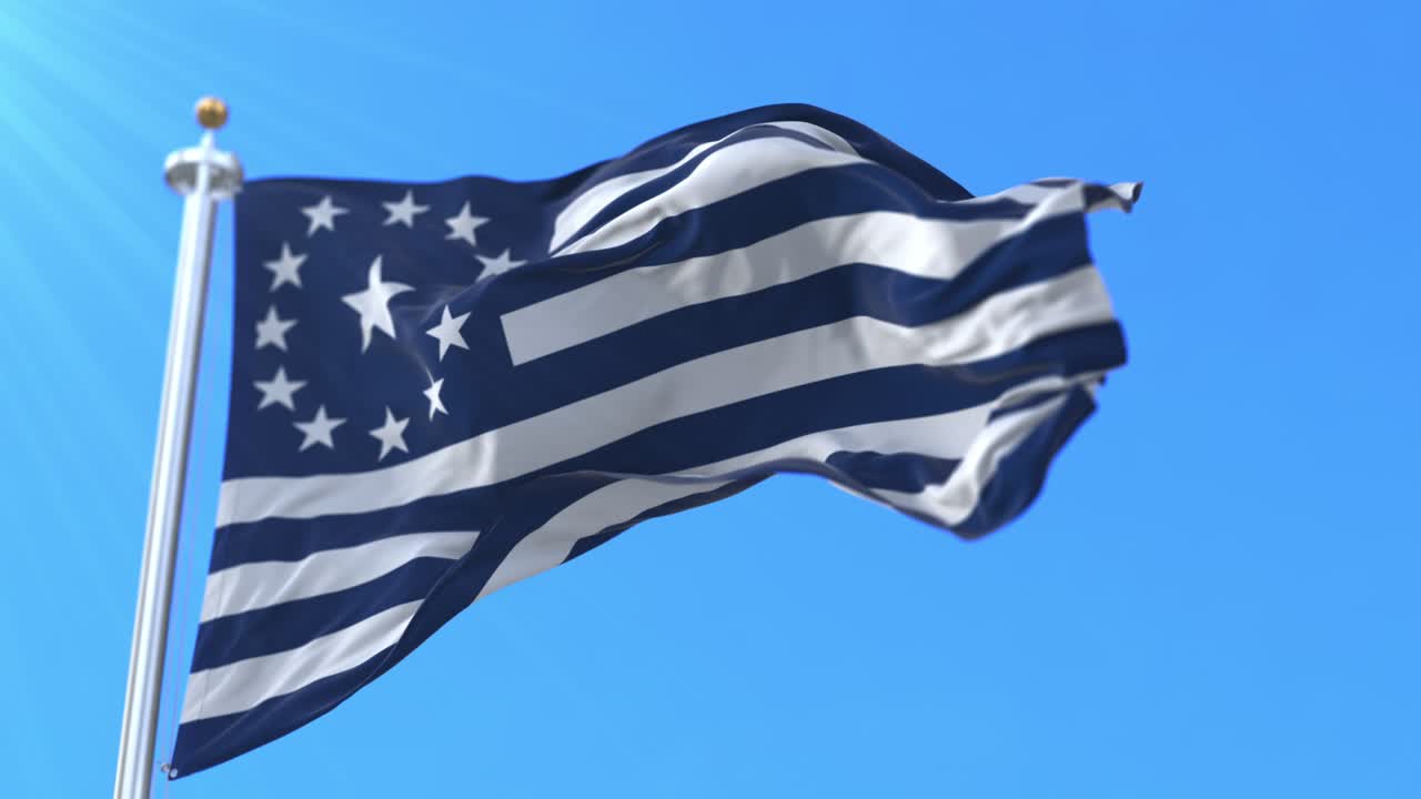 supuesta bandera mormona. bucle