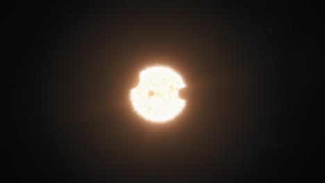 estableciendo una toma de una estrella enana amarilla con planetas en órbita