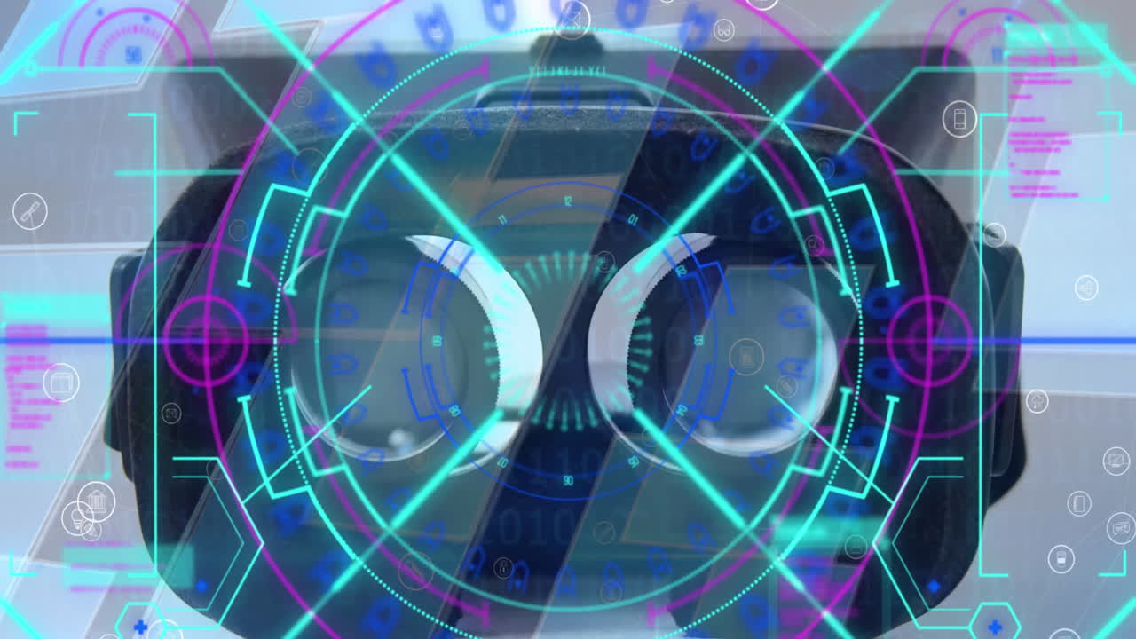 vr 헤드 ⁇ 의 클로즈업에 대한 데이터 처리 및 네온 범위 스캐너