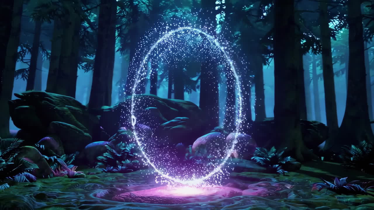 신비로운 숲의 포털