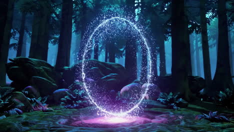 el portal del bosque místico