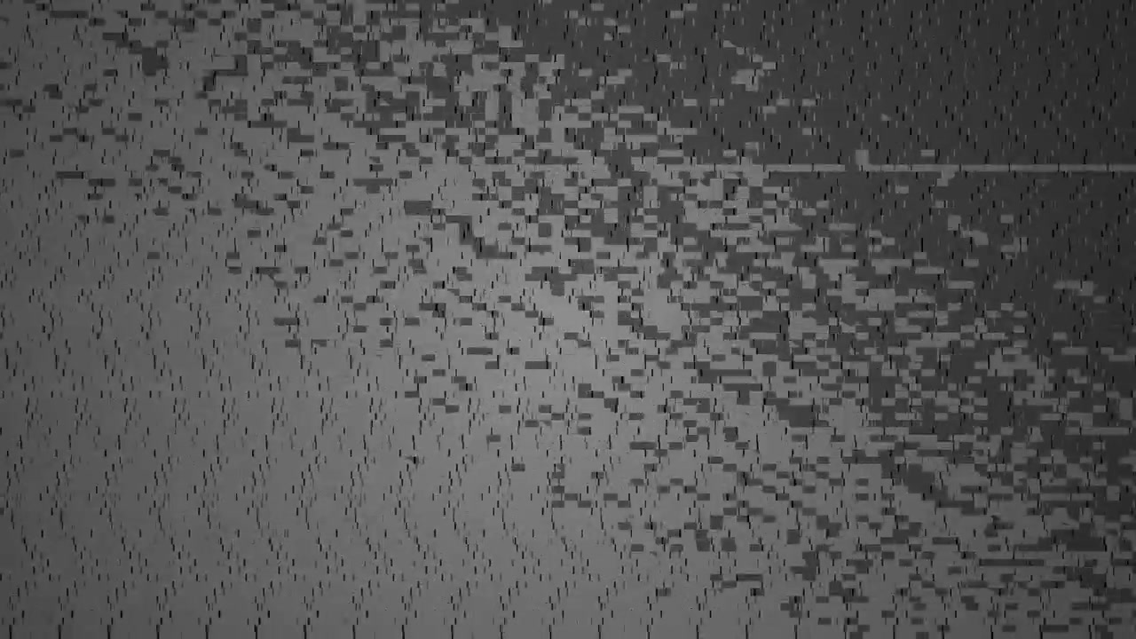 Sfondo Digitale Astratto Pixelato con Effetto Glitch in Loop