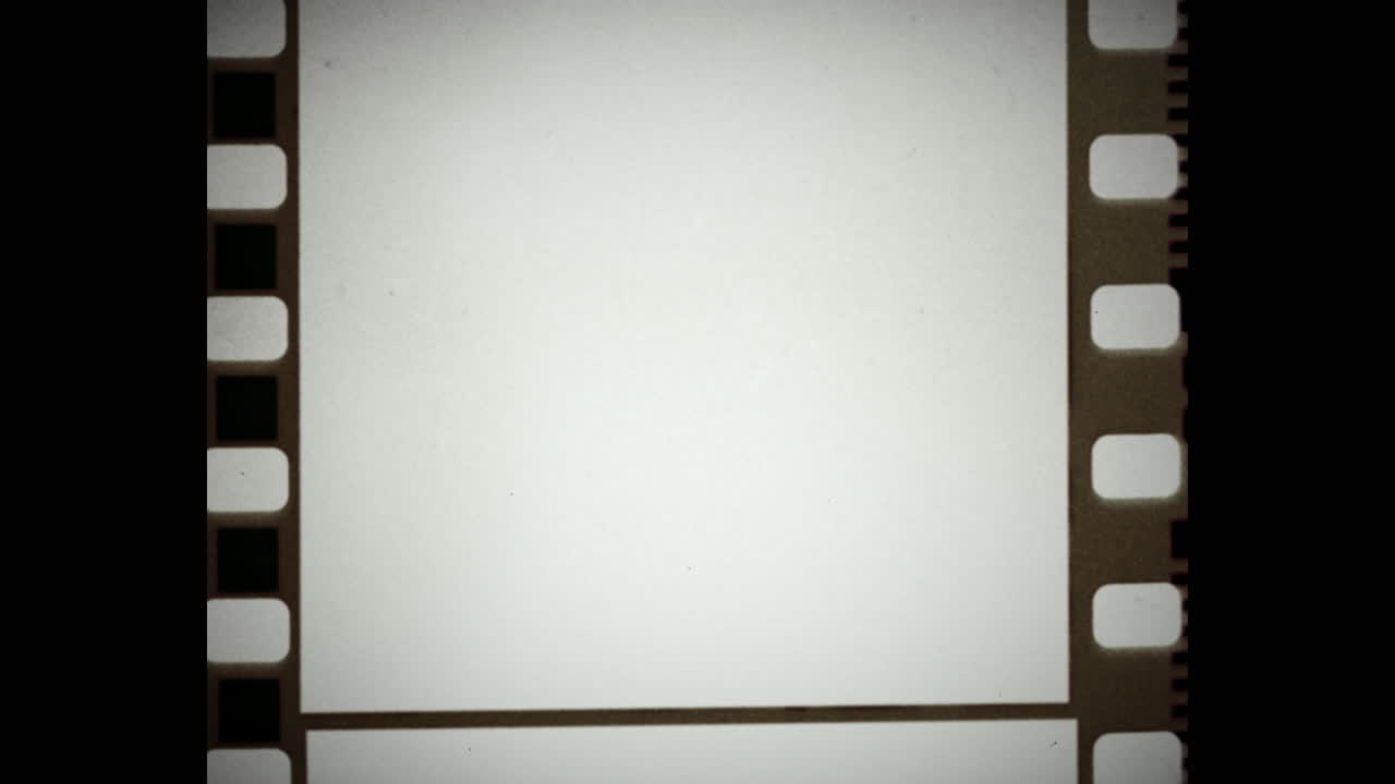 marco de película en blanco