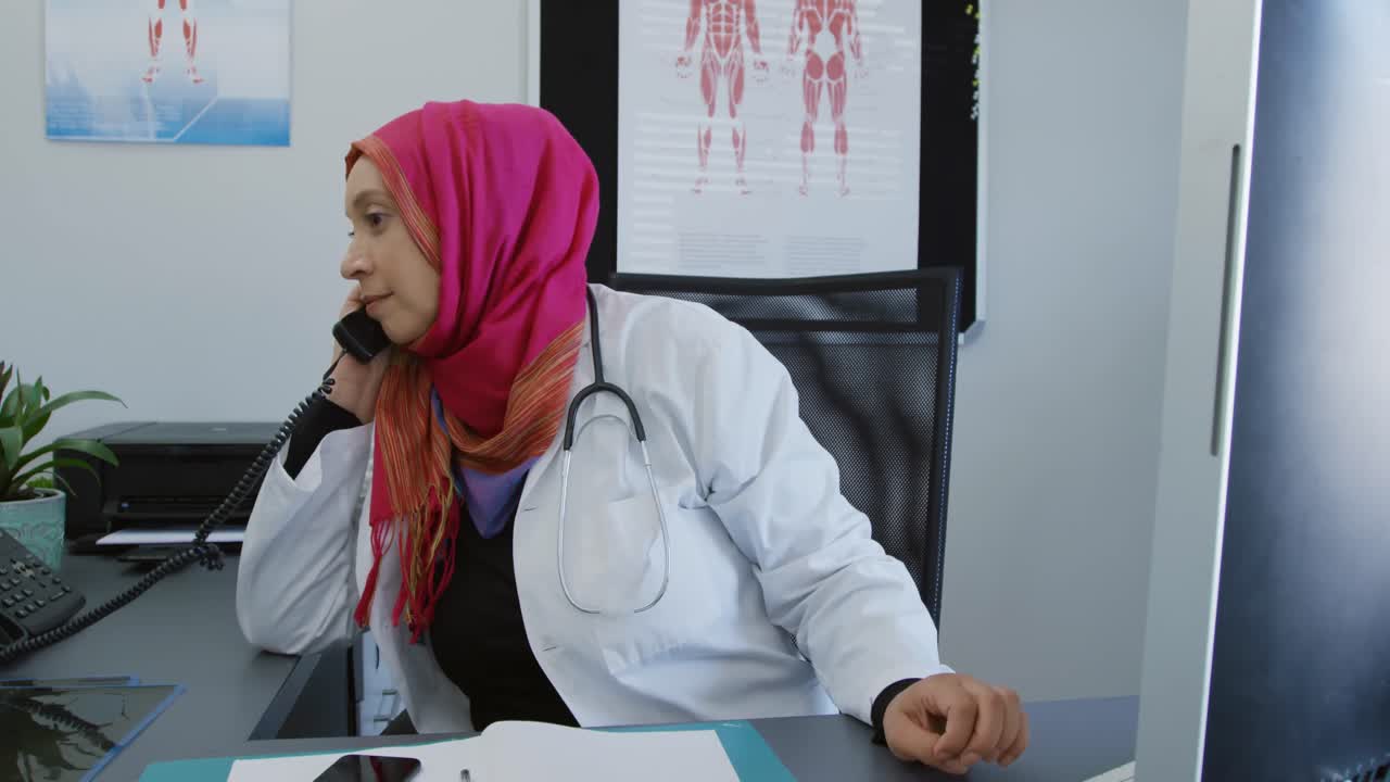 Medical professional at work