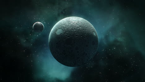 marvelous and mystical cosmic planets set against a beautiful stellar background scene