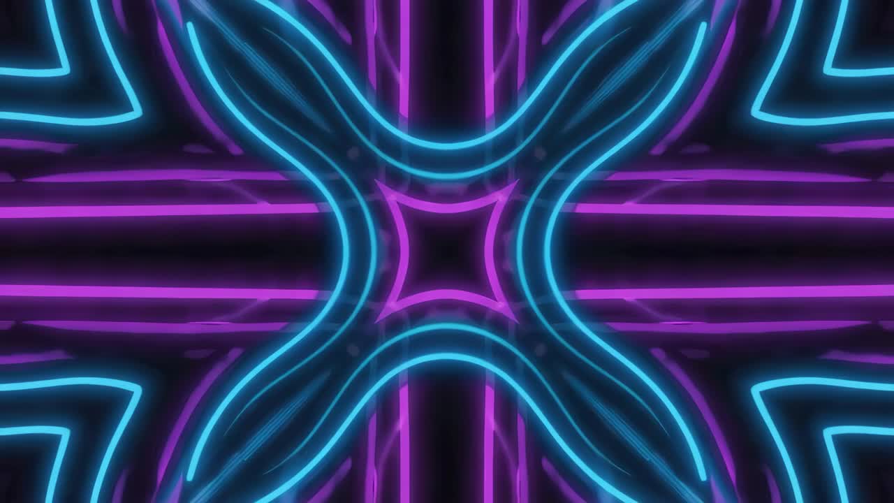 Abstract Neon Pattern