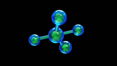 rotating molecule or atom.alpha channel