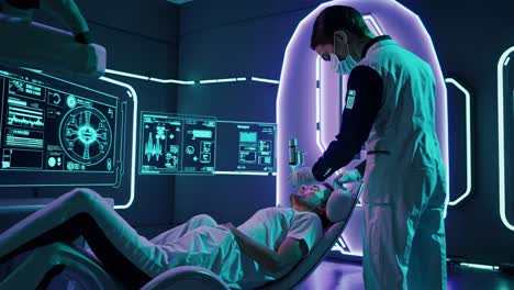 procedimiento médico futurista