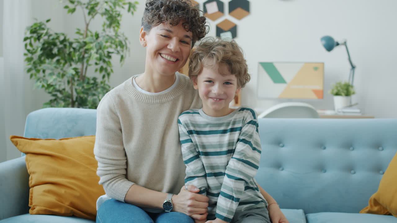 Ritratto di madre e figlio