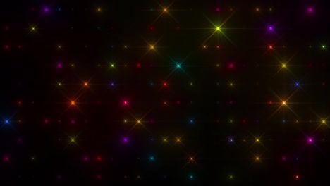 bucle de pared de luz multicolor colorido