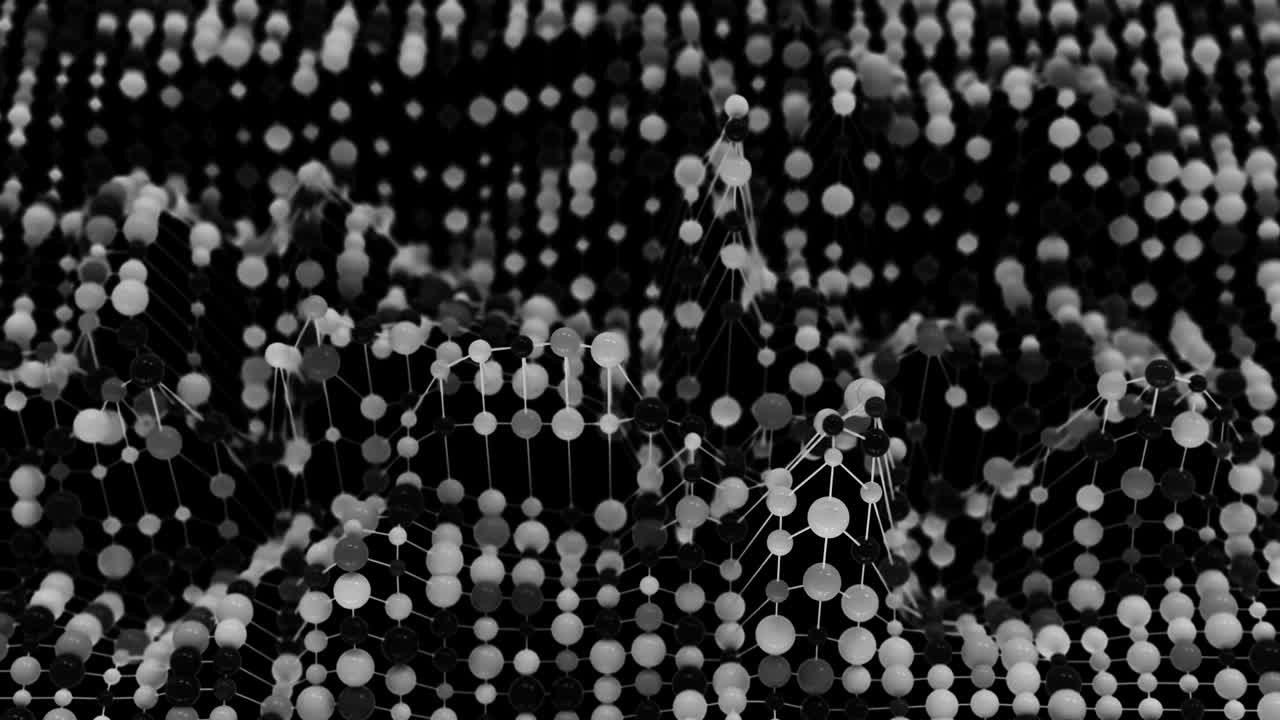 4k 네트워크 분자 mesh