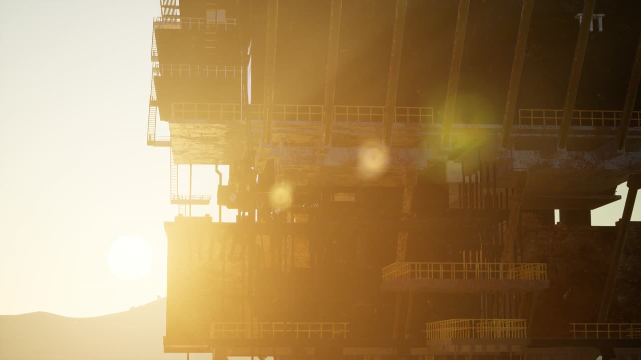 plataforma de perforación de petróleo