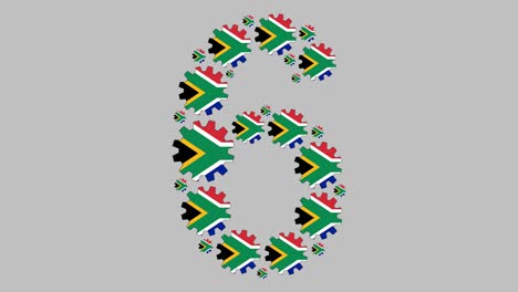 el número seis sudafricano