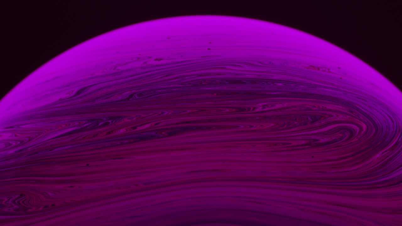 Artistic Closeup Shot of Pink Soap with Liquid Horizontal Lines Fluidly Moving