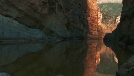 rio grande and santa elena canyon walls at big bend national park in southwest texas, usa