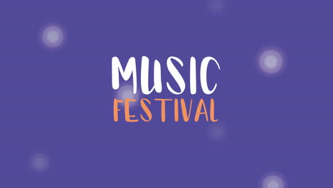 music festival poster