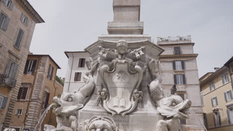 fontana dei quattro fiumi in rome, italy