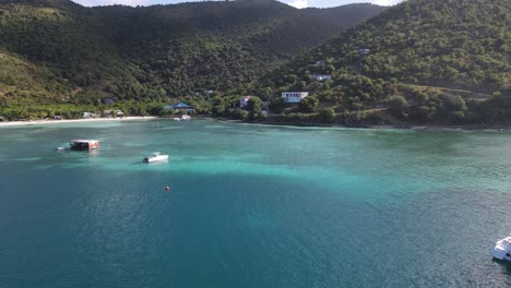 turquoise waters of the british virgin islands, jost van dyke