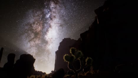 The-Milky-Way-above-the-Utah-desert,-USA