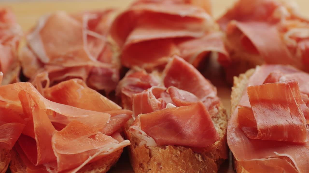 Jamón Tapas on Bread