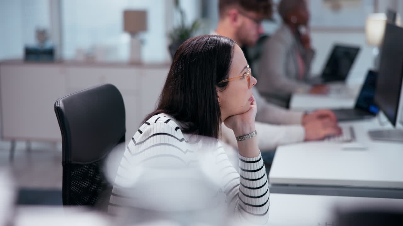 Employees working in the office