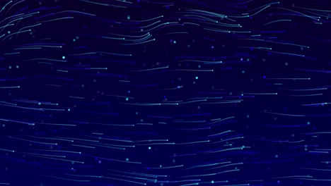 abstract glowing lines and particles background