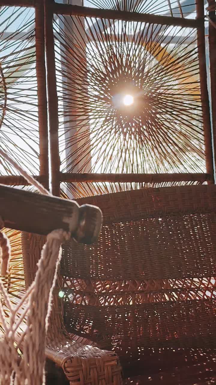 Wicker Furniture and Decorative Screen