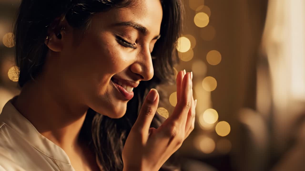 retrato de una mujer sonriente