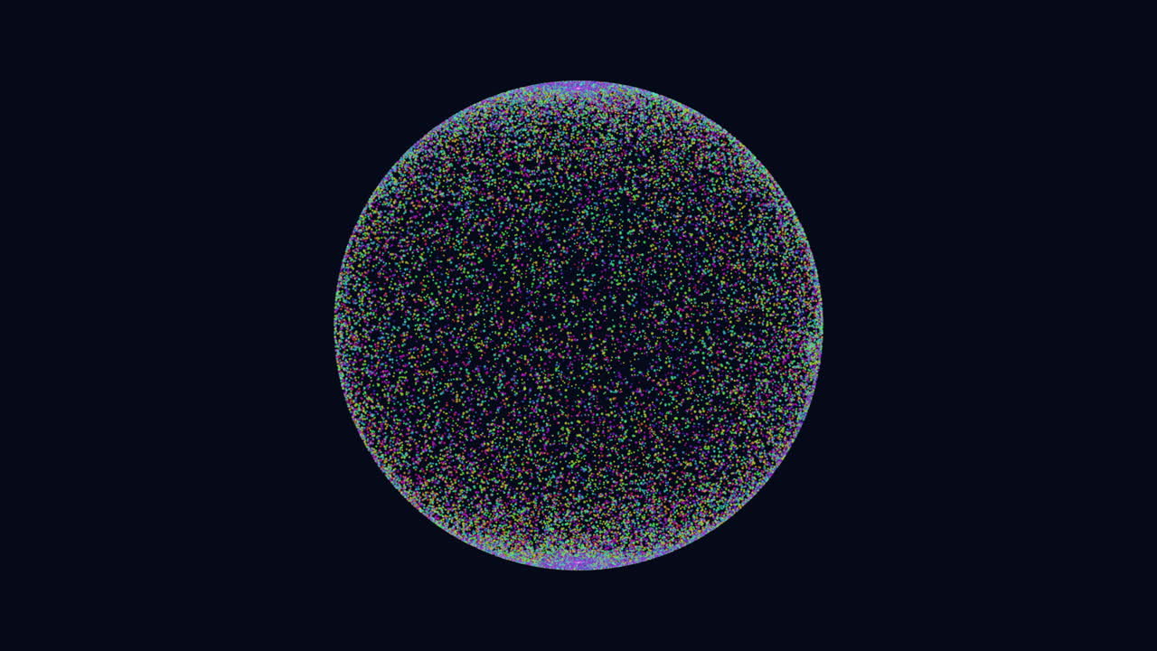 Dazzling circular motion purple and pink dot pattern