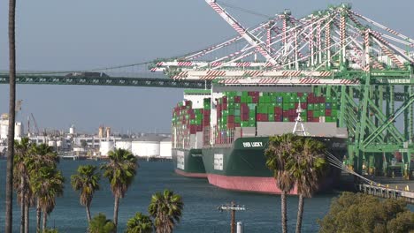 san pedro port in daylight, los angeles