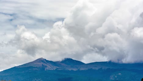 el lapso de tiempo de la montaña