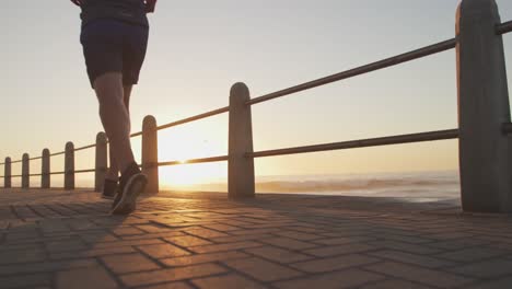 Senior-man-running-on-the-promenade