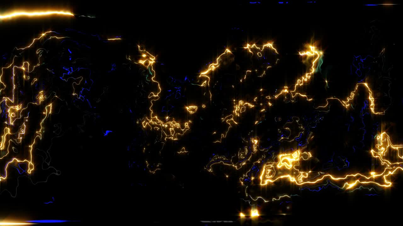 추상적인 반이는 금 입자, 반이는 반이는 입자, 액체 금 입자.